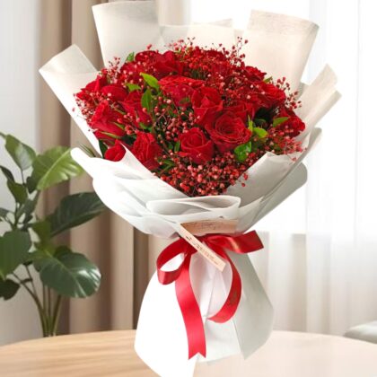Classic Red Rose Bouquet