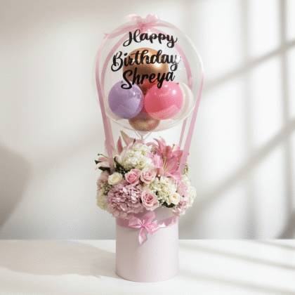 Balloons with Flowers