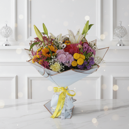 lilyum with mix flowers