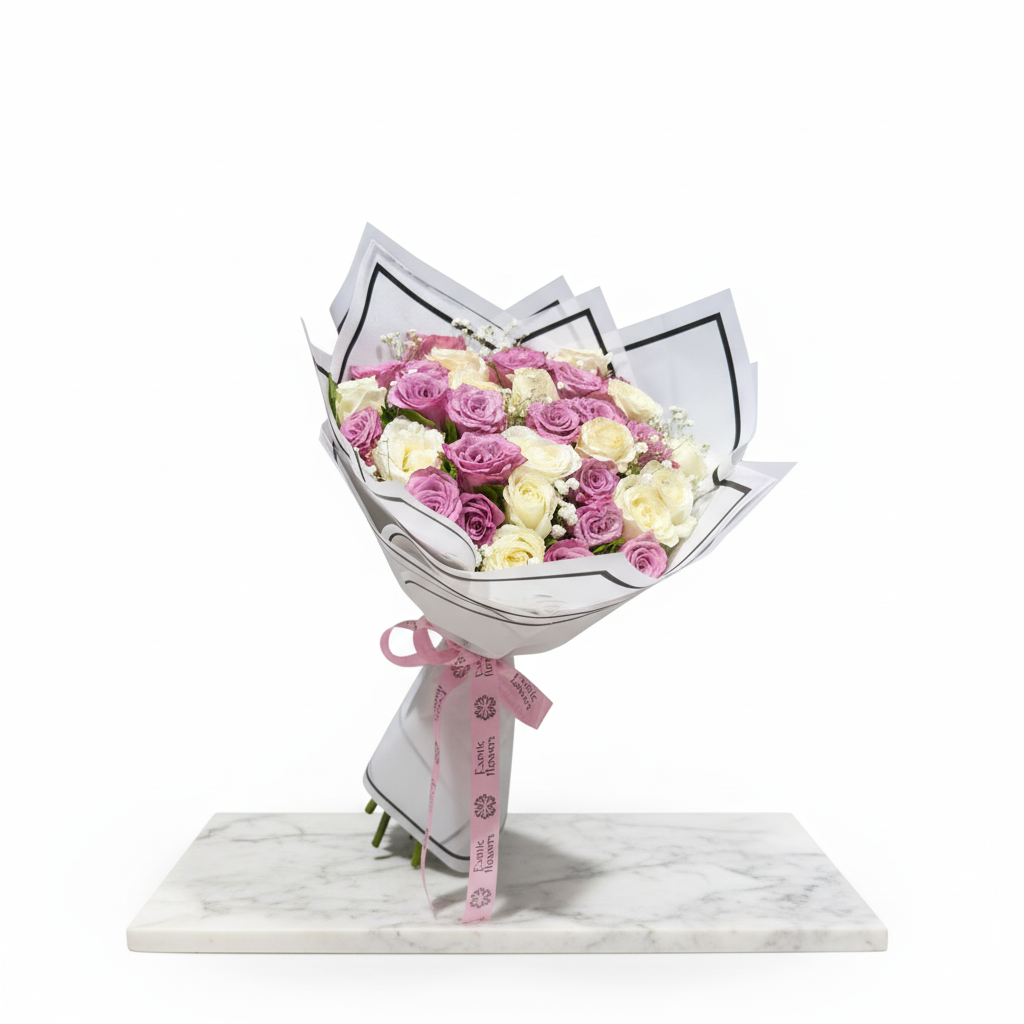 Blush Ivory Elegance Bouquet