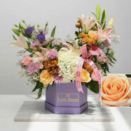 “Royal Pastel Lily Luxe Box”