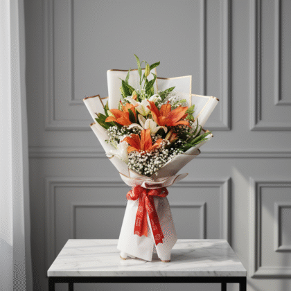 Sunset Lily Elegance