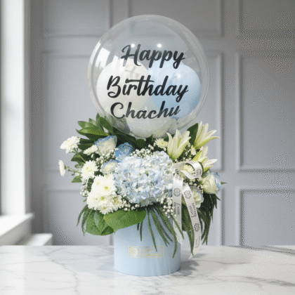 Blue Birthday Elegance