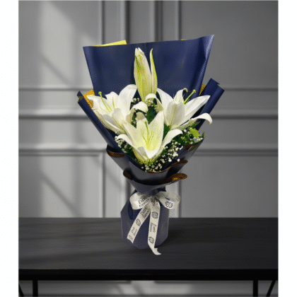 Moonlit Lily Elegance