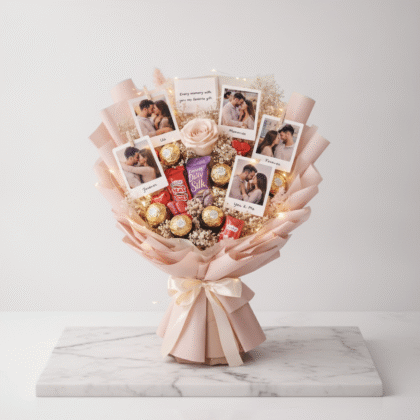 Forever Moments Luxury Photo Bouquet