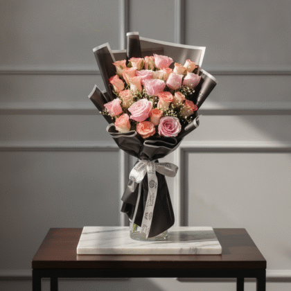 Blush Romance Rose Bouquet